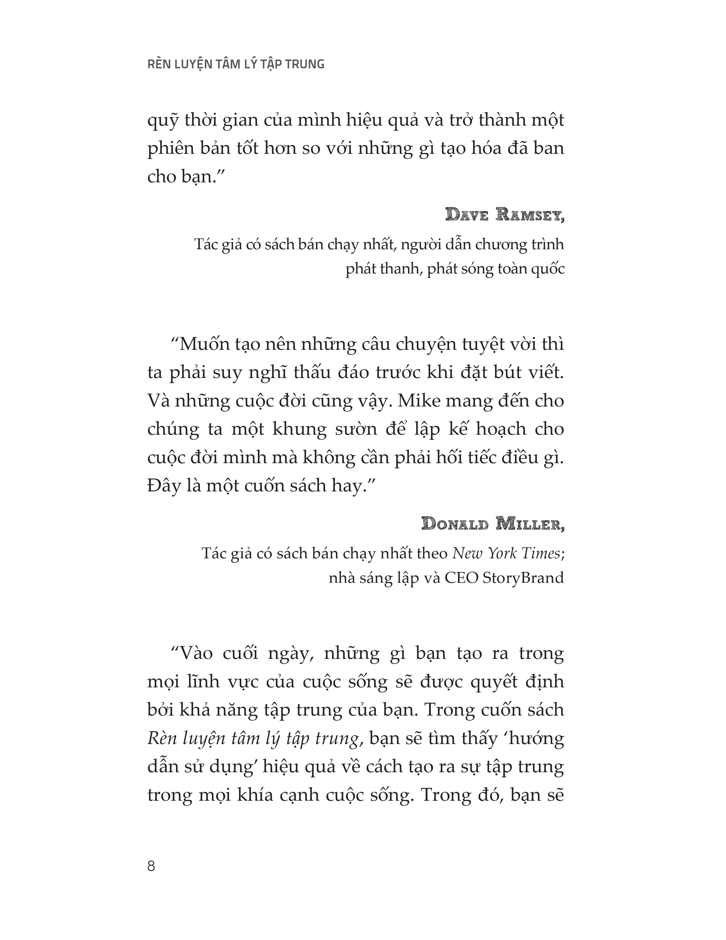 Rèn luyện tâm lý tập trung