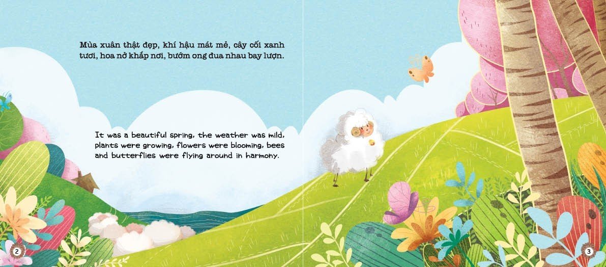 Ngụ Ngôn Song Ngữ Anh - Việt: Cừu Non Nhanh Trí