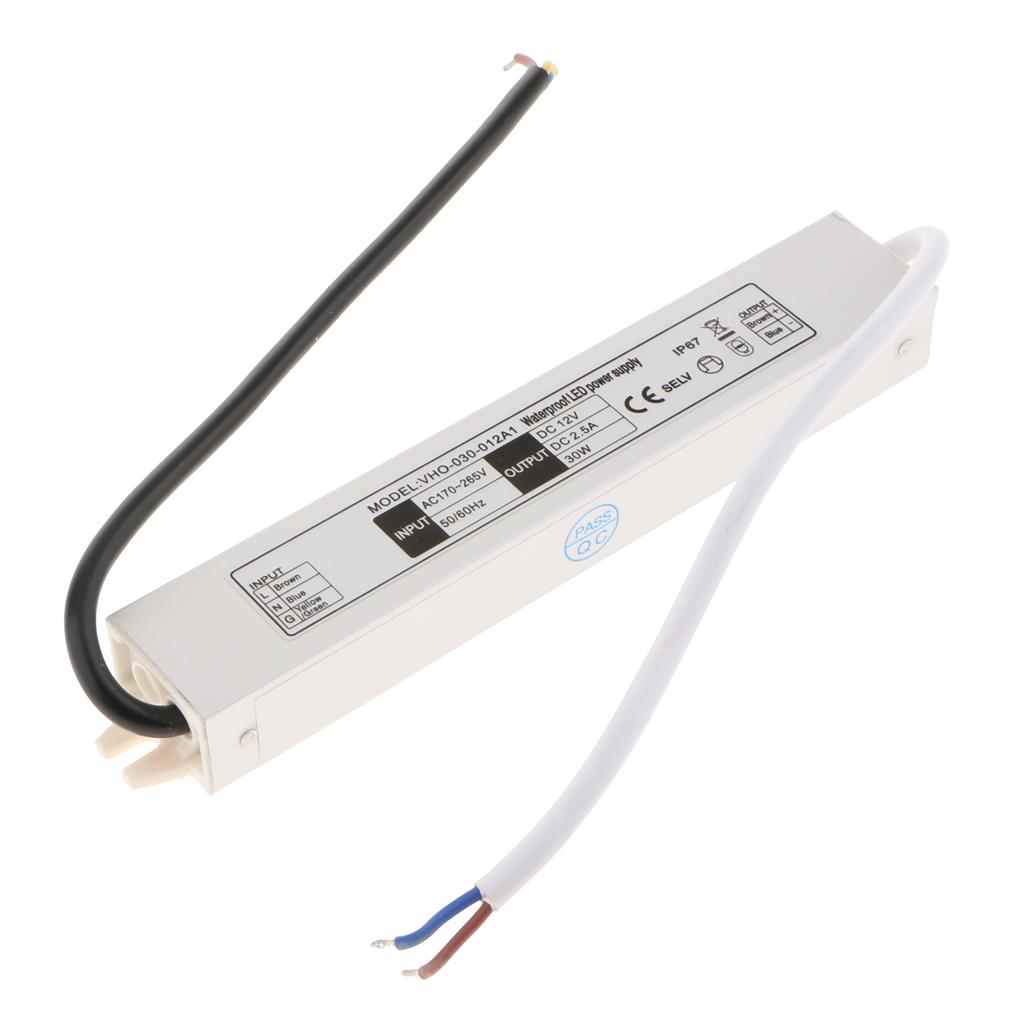 Led Ngoài Trời Máy Biến Áp, 30W Driver 12V DC Đầu Ra, IP67 Cấp Nguồn Đèn Led