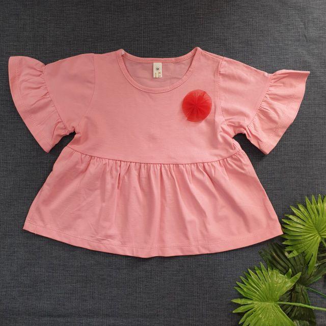 HOT TREND - Áo cotton bé gái baby doll size nhí từ 8 đến 22kg. Giá 55k