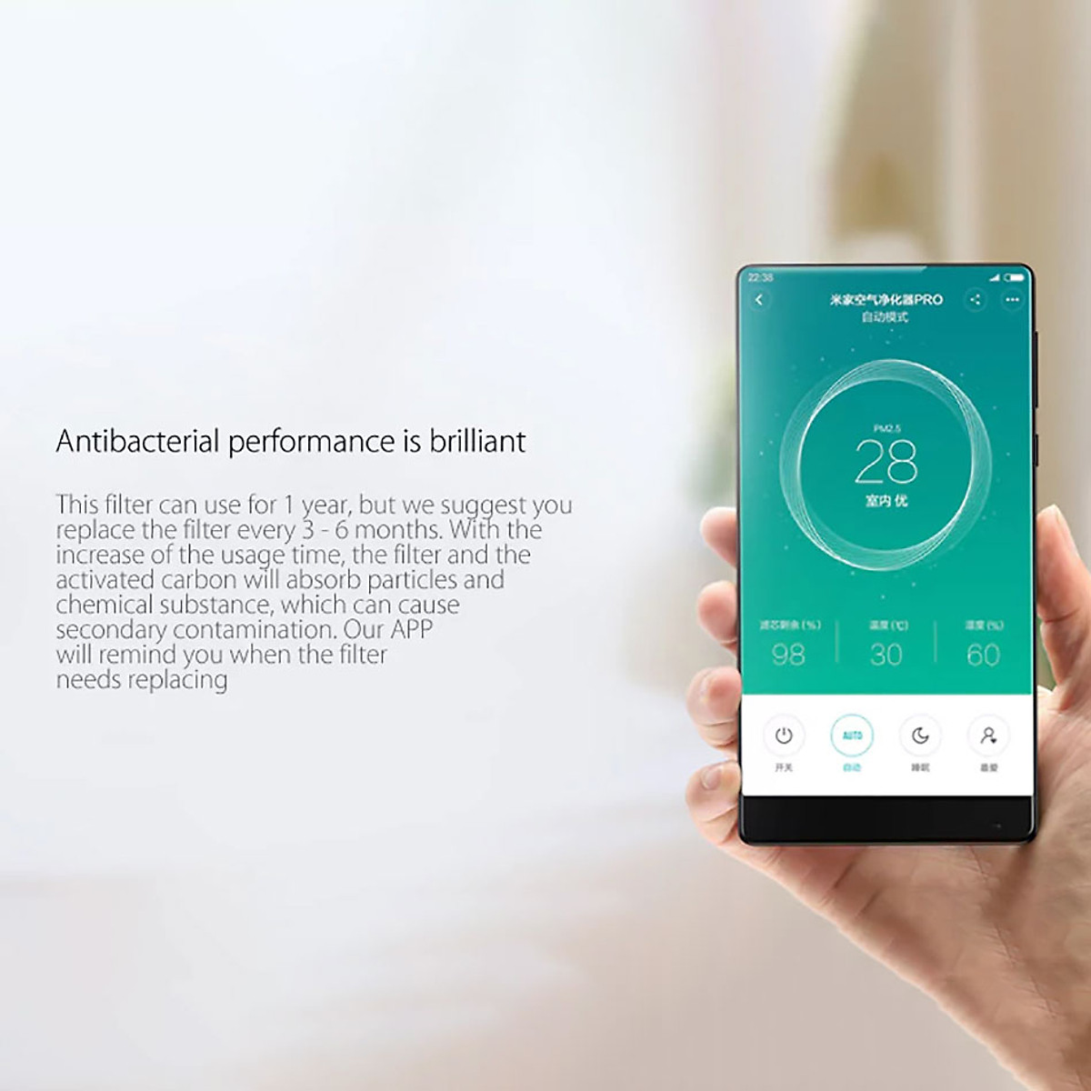 Lõi lọc không khí xiaomi air purifierS1,2 2S, 2H, 3, 3C,3H và pro - Hàng Chính Hãng