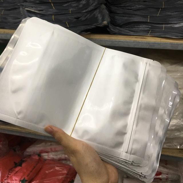 1kg zip ghép trong-bạc/ Đựng 2 lạng bột