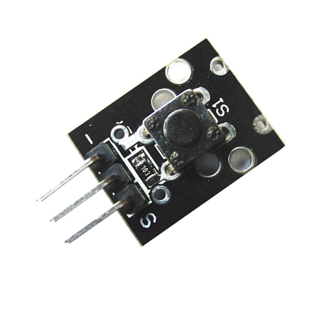 3Pcs KY-004 Tactile Switch 3 Pins Breakout Board Module Compatible