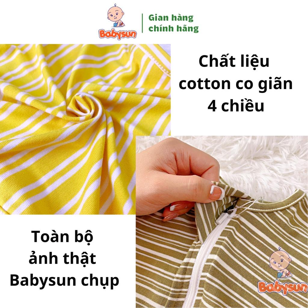 Nhộng chũn cho bé sơ sinh BabySun, quấn chũn ủ kén cho bé ngủ ngon, sâu giấc, giảm giật mình, thoáng khí SALE 4-4