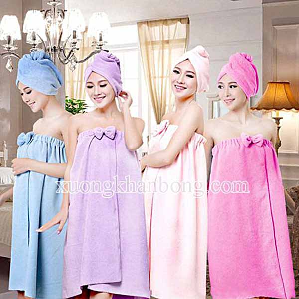 Váy quây Spa chất microfiber cao cấp