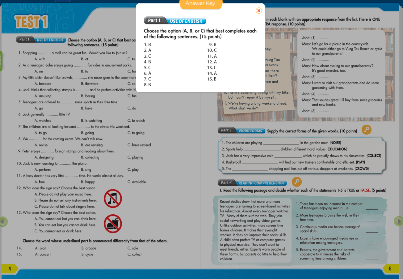 Hình ảnh [E-BOOK] Practice Tests Grade 7 Sách mềm sách học sinh