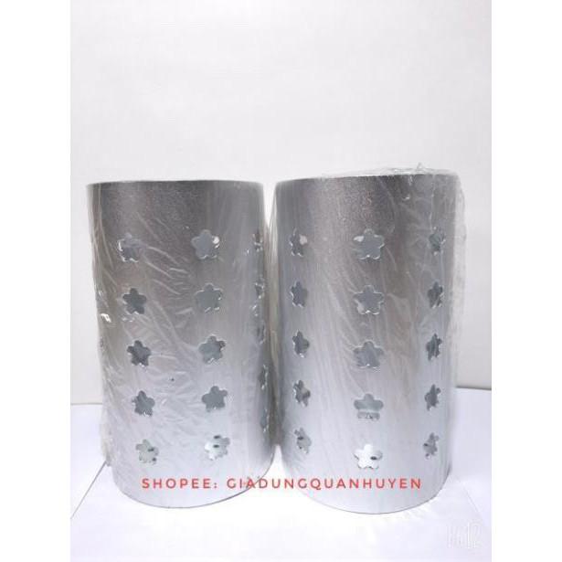 Ống cắm đũa hợp kim nhôm trống bám bẩn dầu mỡ cao cấp 2 cỡ GDTH