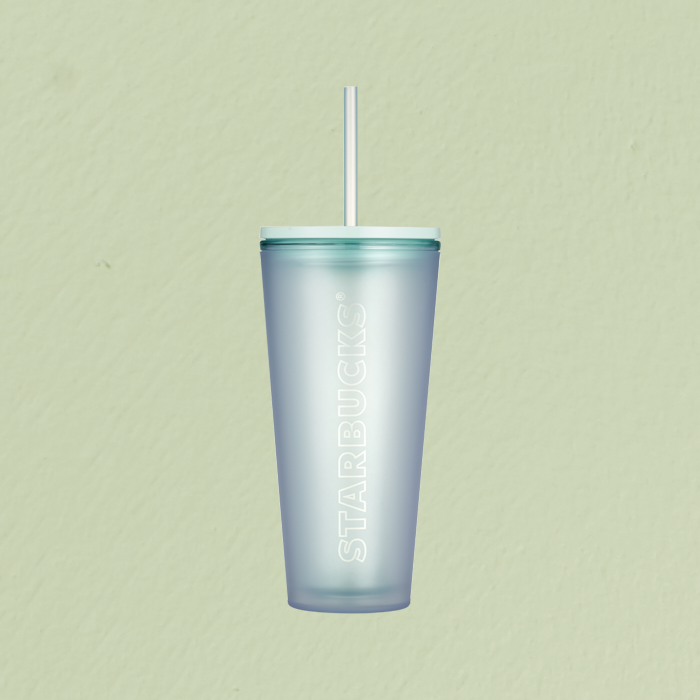 Ly Starbucks Cold Cup 20Oz (591ml) Translucent Mint