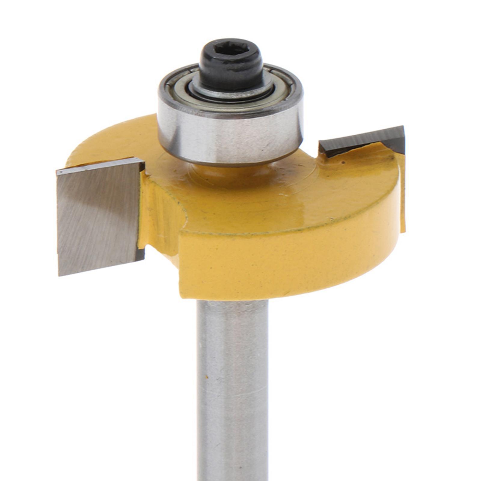 3/8" Diameter X 2" Height T-Slot Router Bit - 1/4" Shank Woodwork Tool