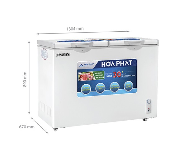Tủ đông 352 lít FUNIKI HCF 666S1N2 - Hàng chính hãng