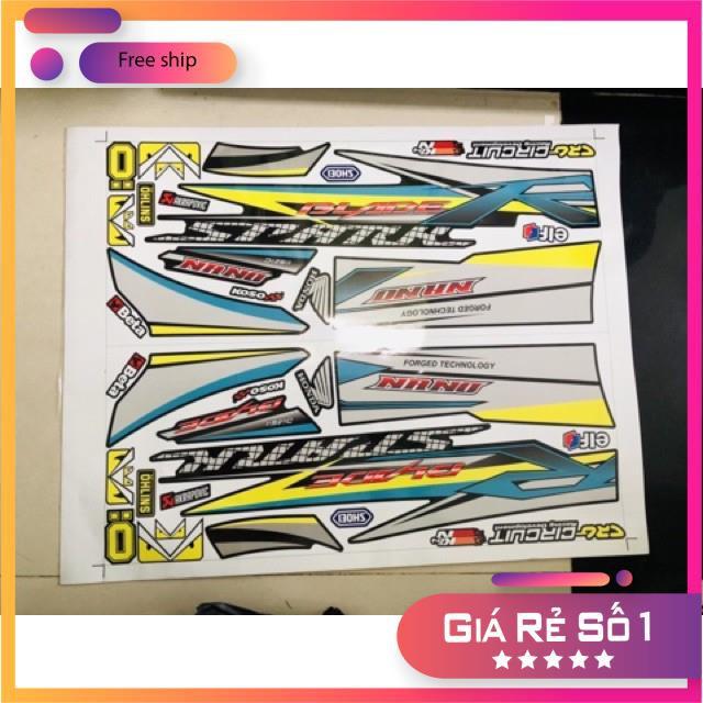 Tem rời dành cho wave blade 110 chữ R