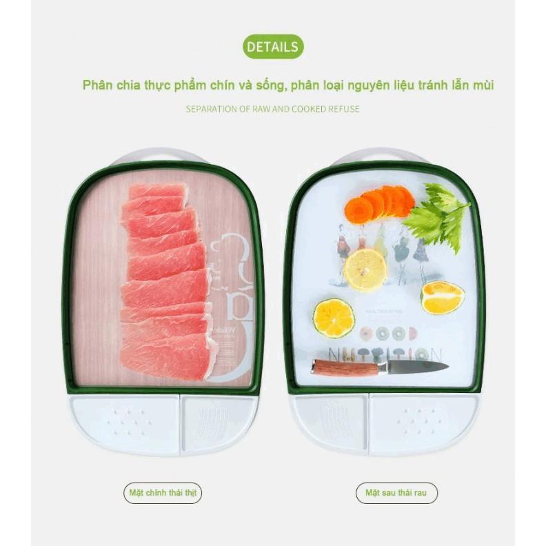 Thớt cắt đồ ăn đa năng ABS Wisdom - Home and Garden