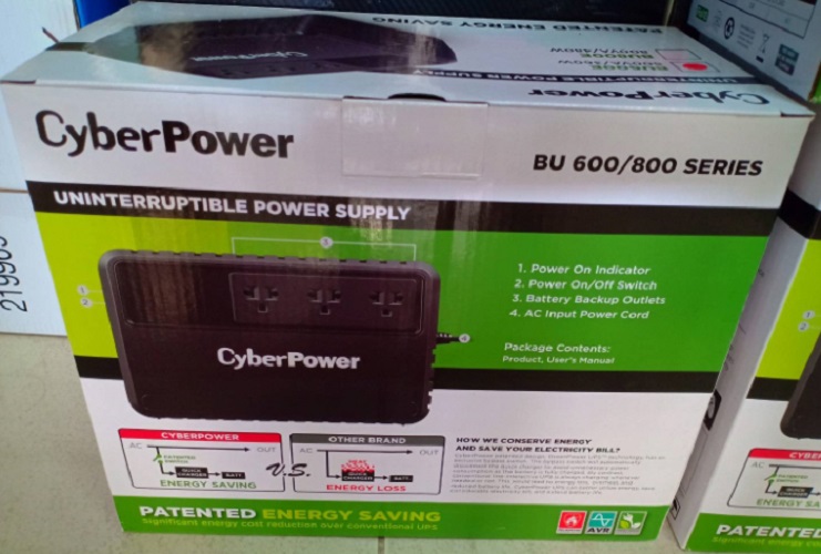 Bộ lưu điện CyberPower BU1000E - 1000VA/600W - Hàng Chính Hãng