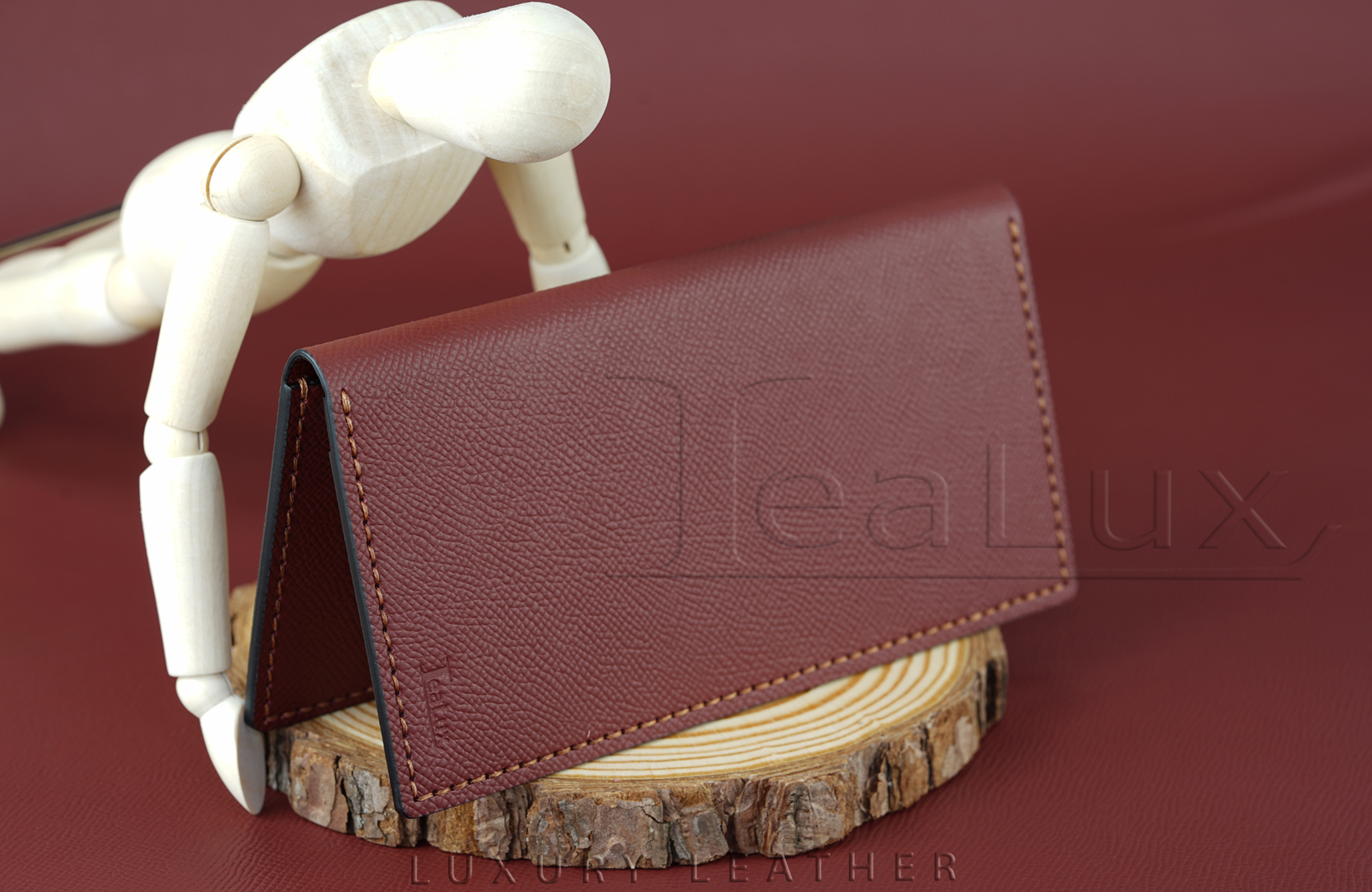 Ví Dài Mini Da Epsom Handmade Lealux Mini Epsom Wallet 4