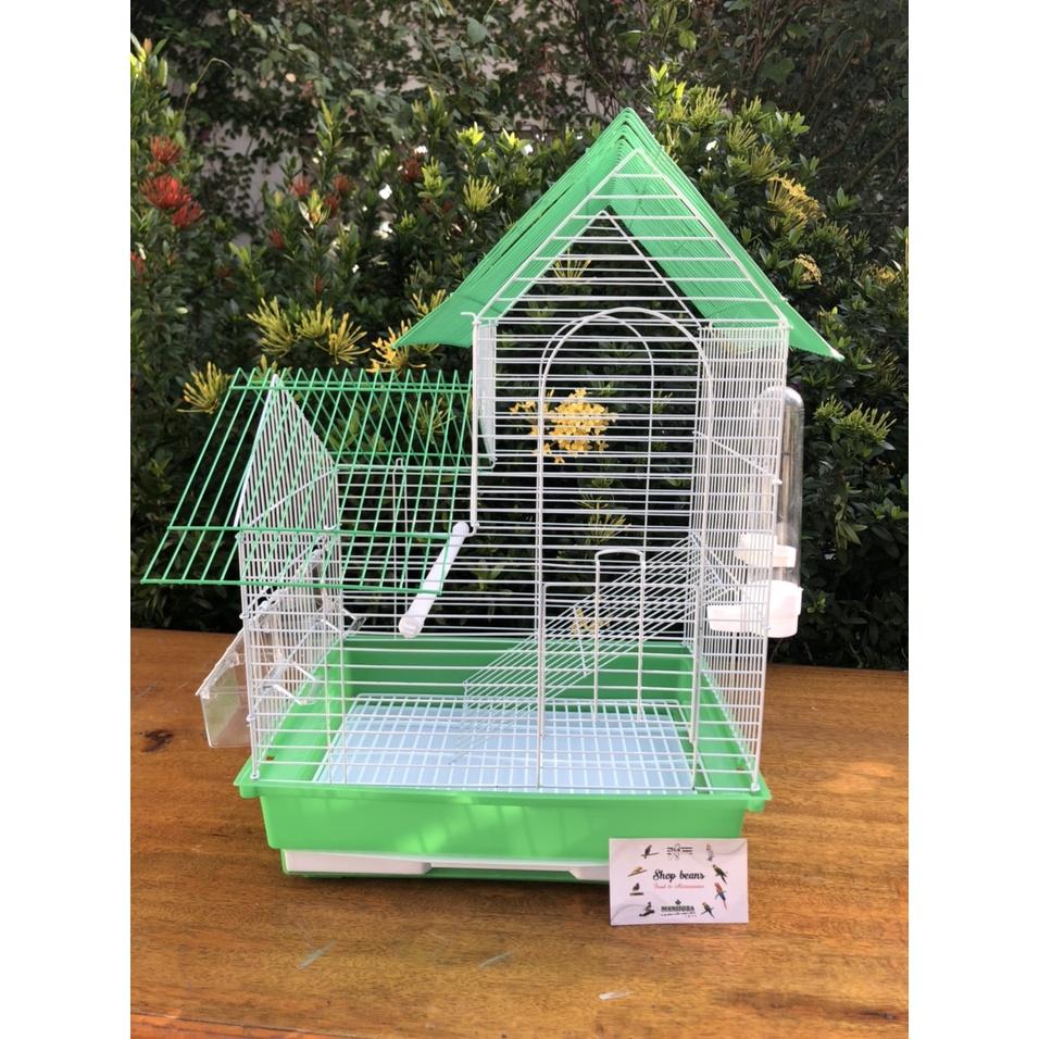 Lồng , chuồng mái nhà nhỏ mã 005 dùng nuôi yến hót, và các dòng chim nhỏ, vẹt nhỏ như lovebird, yến phụng, sóc