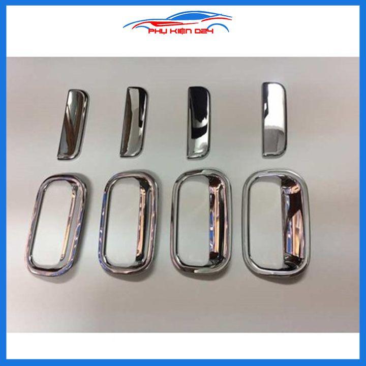 Ốp tay hõm mạ crom Toyota Wigo sáng bóng chống trầy bảo vệ cửa xe ô tô