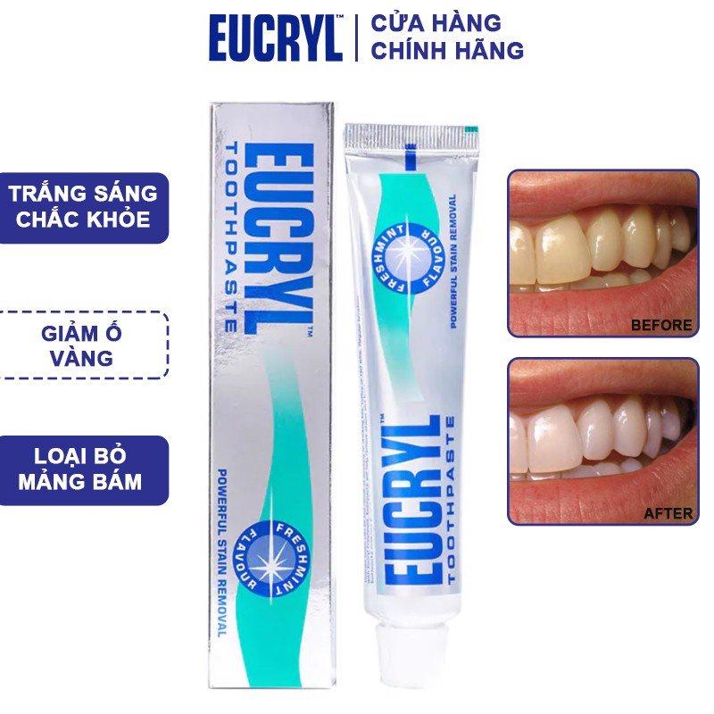 Combo BỘT + KEM đánh tẩy trắng răng Anh Quốc