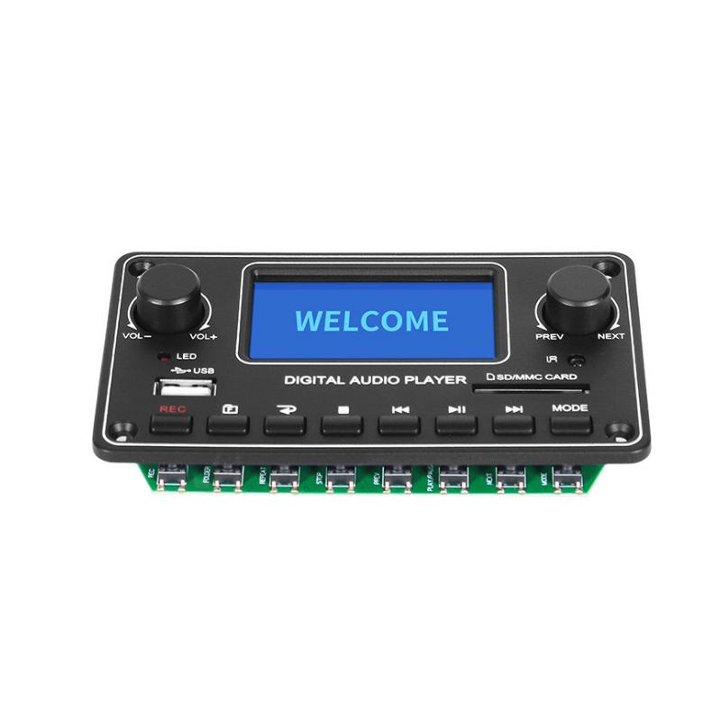 Mô -đun máy nghe nhạc MP3 của Unisian LCD 28*64 Hiển thị bảng giải mã âm thanh kỹ thuật số Bluetooth