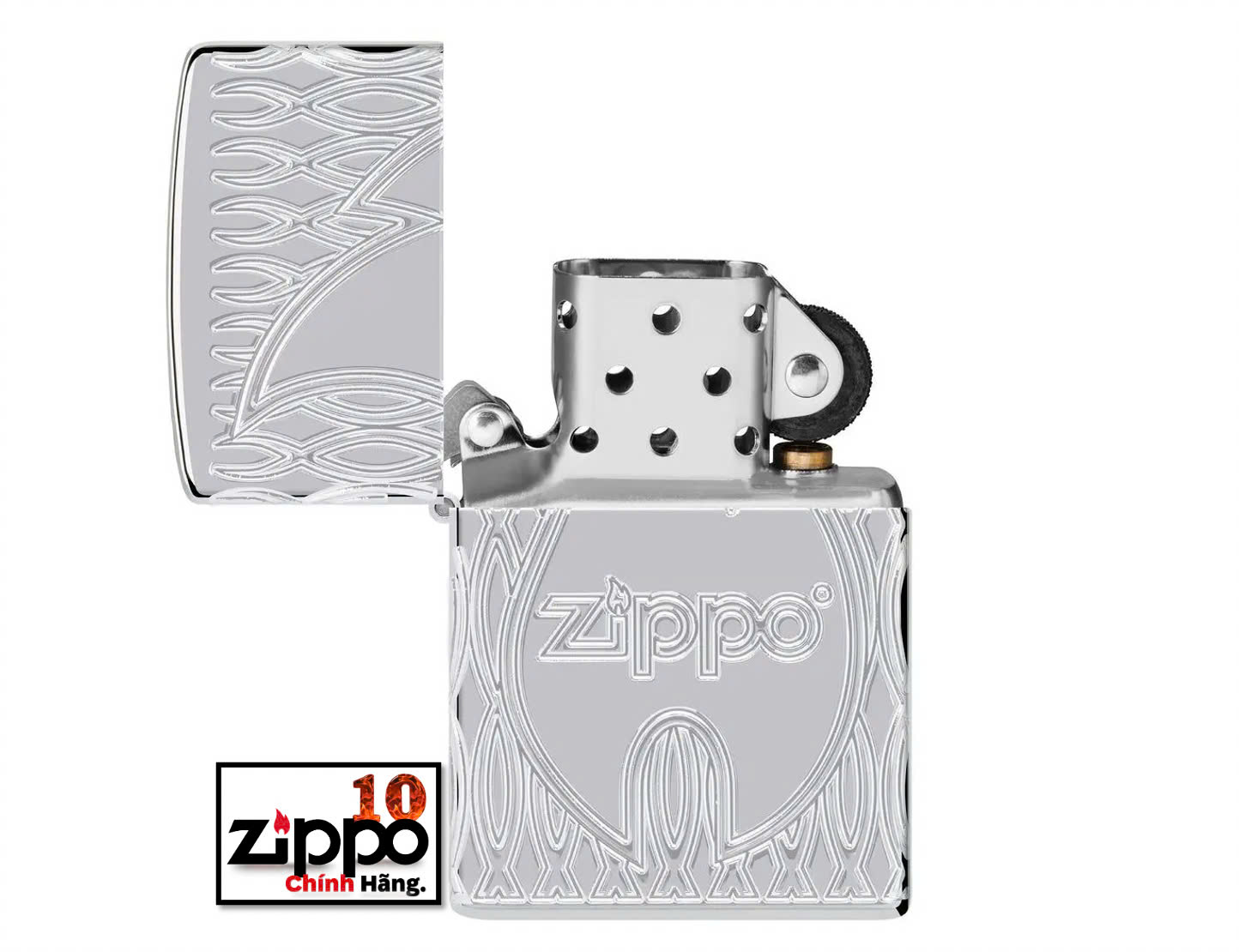 Bật lửa Zippo 48838 Flame Design - Chính hãng 100%
