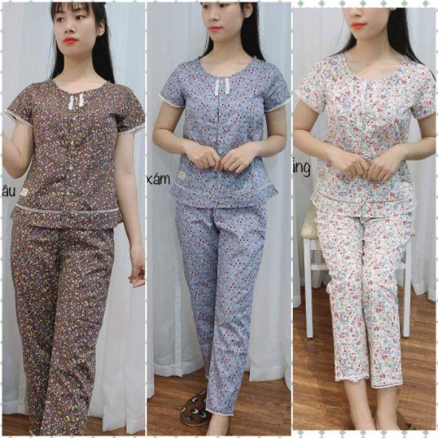 Quần áo mặc nhà cổ ren xinh