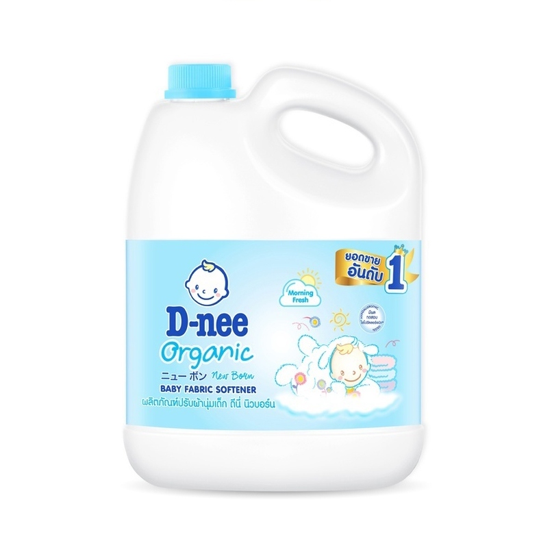 Nước Xả Vải Quần Áo Trẻ Em An Toàn Cho Da Bé D-NEE 2800ml, Đủ Màu Xanh Dương, Xanh Lá, Tím, Hồng, Trắng - Hàng Chính Hãng Dnee Đại Thịnh