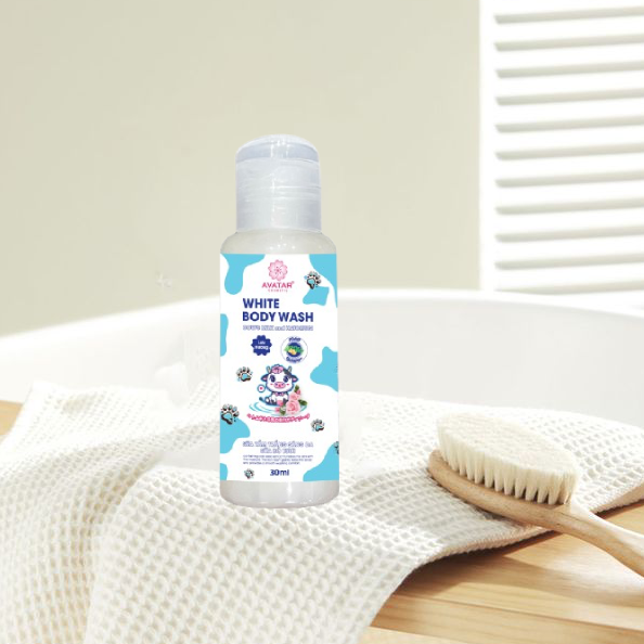 Sữa Tắm Trắng Sáng Da Sữa Bò Tươi Avatar White Body Wash 50mL