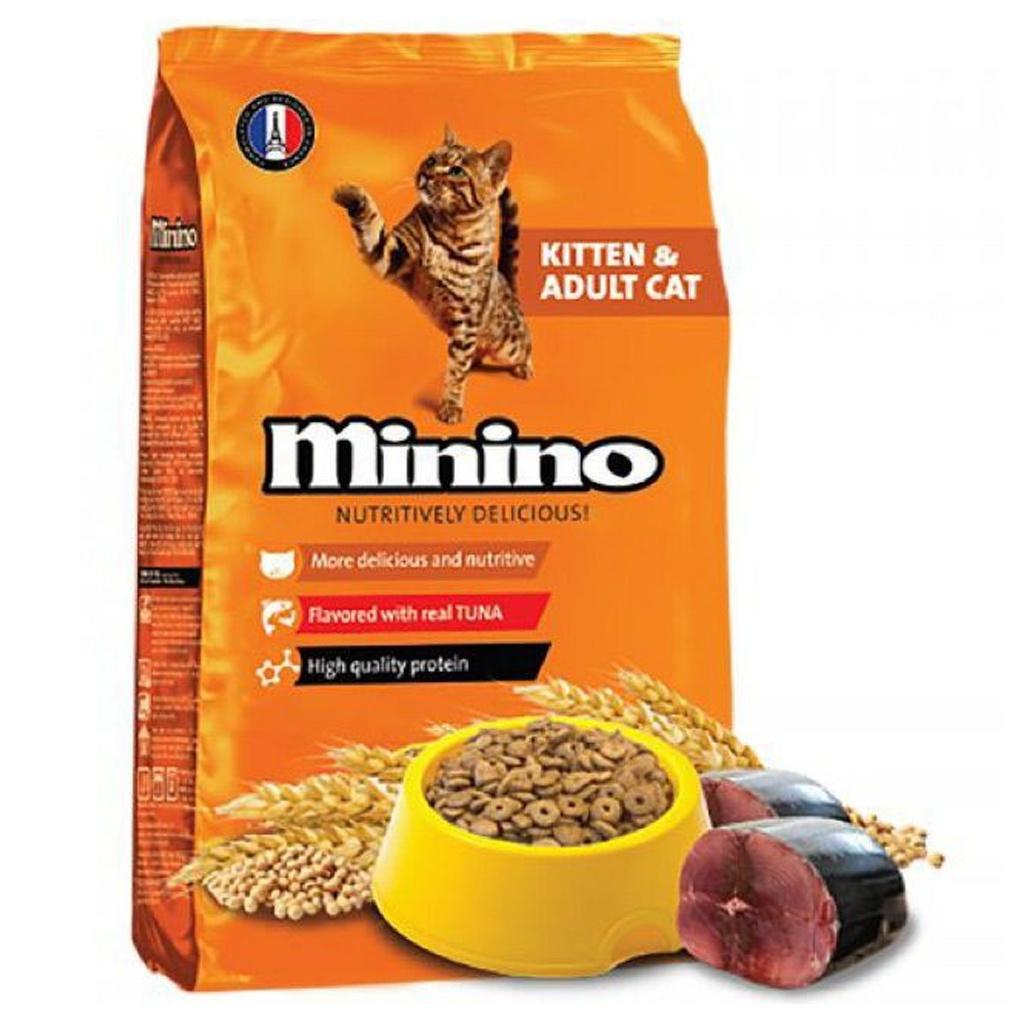 Hạt khô cho mèo mọi lứa tuổi Minino 480g