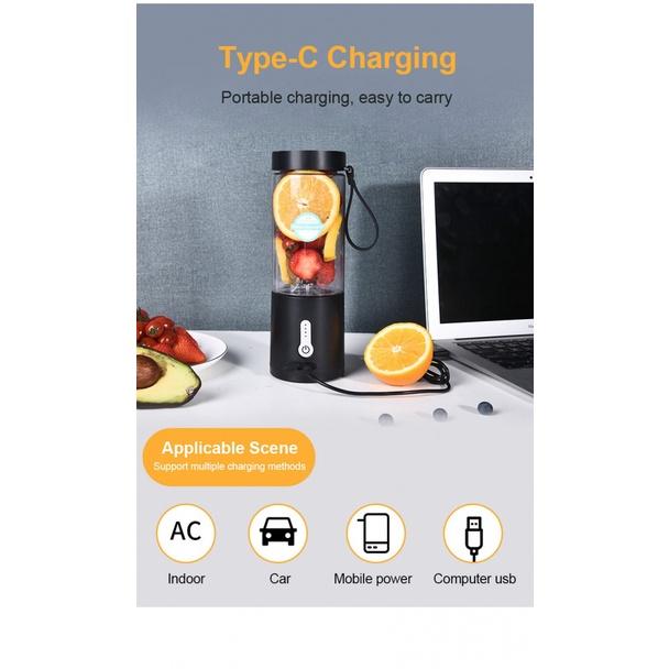 Máy ép trái cây Mini Xiaomi 530ML Di Động Kèm Sạc USB Tiện Dụng Chất Lượng Cao Hàng nhập khẩu