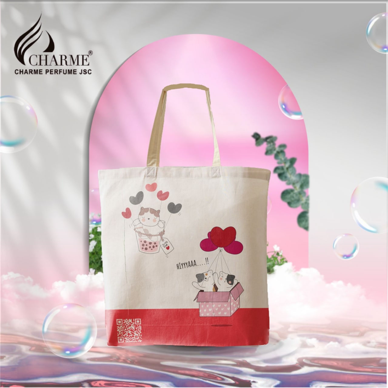 Túi Tote Nữ Charme Đeo Vai Dễ Thương