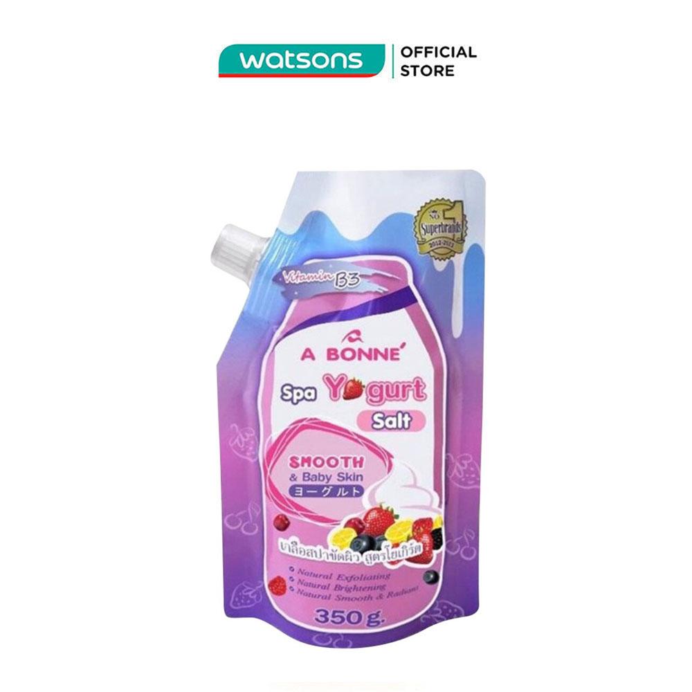 Muối Tắm Sữa Chua A Bonne Spa Yogurt Salt Làm Trắng &amp; Mềm Mịn Da 350g