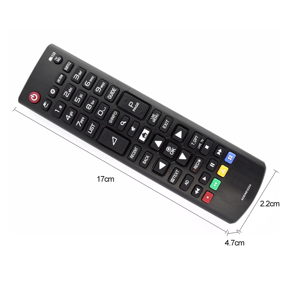 Điều Khiển Thông Minh Không Dây Từ Xa Universal TV Thay Thế Cho LG HDTV LED Smart Digital TV, Màu Đen