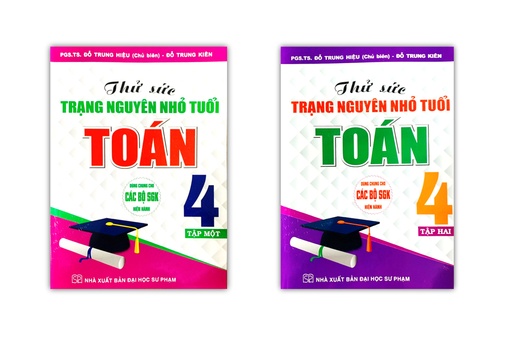 Sách - Combo Thử sức trạng nguyên nhỏ tuổi Toán 4 ( Tập 1 + Tập 2 )