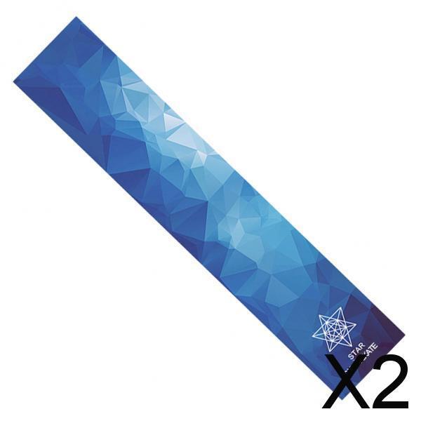 2xLongboard Skateboard Sandpaper Griptape Sand Paper Five-dimensional Space