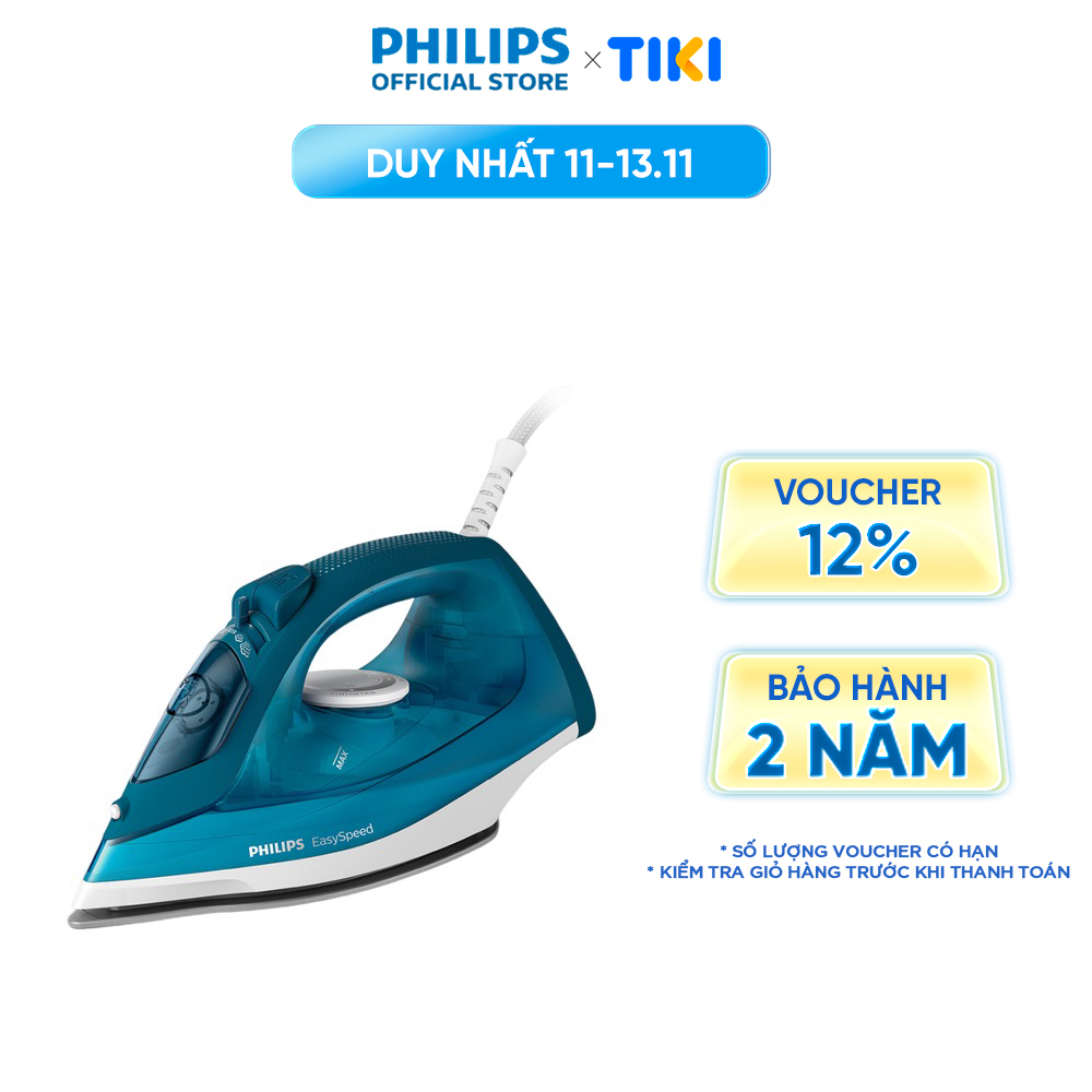 Bàn Ủi Hơi Nước PHILIPS GC1756 /20 2000W - Hàng Chính Hãng