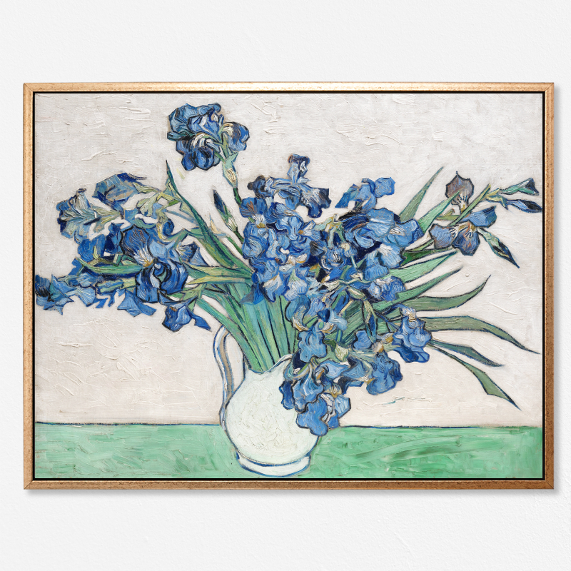 Irises – Tranh canvas trang trí treo tường Vincent Van Gogh 60 x 80 cm