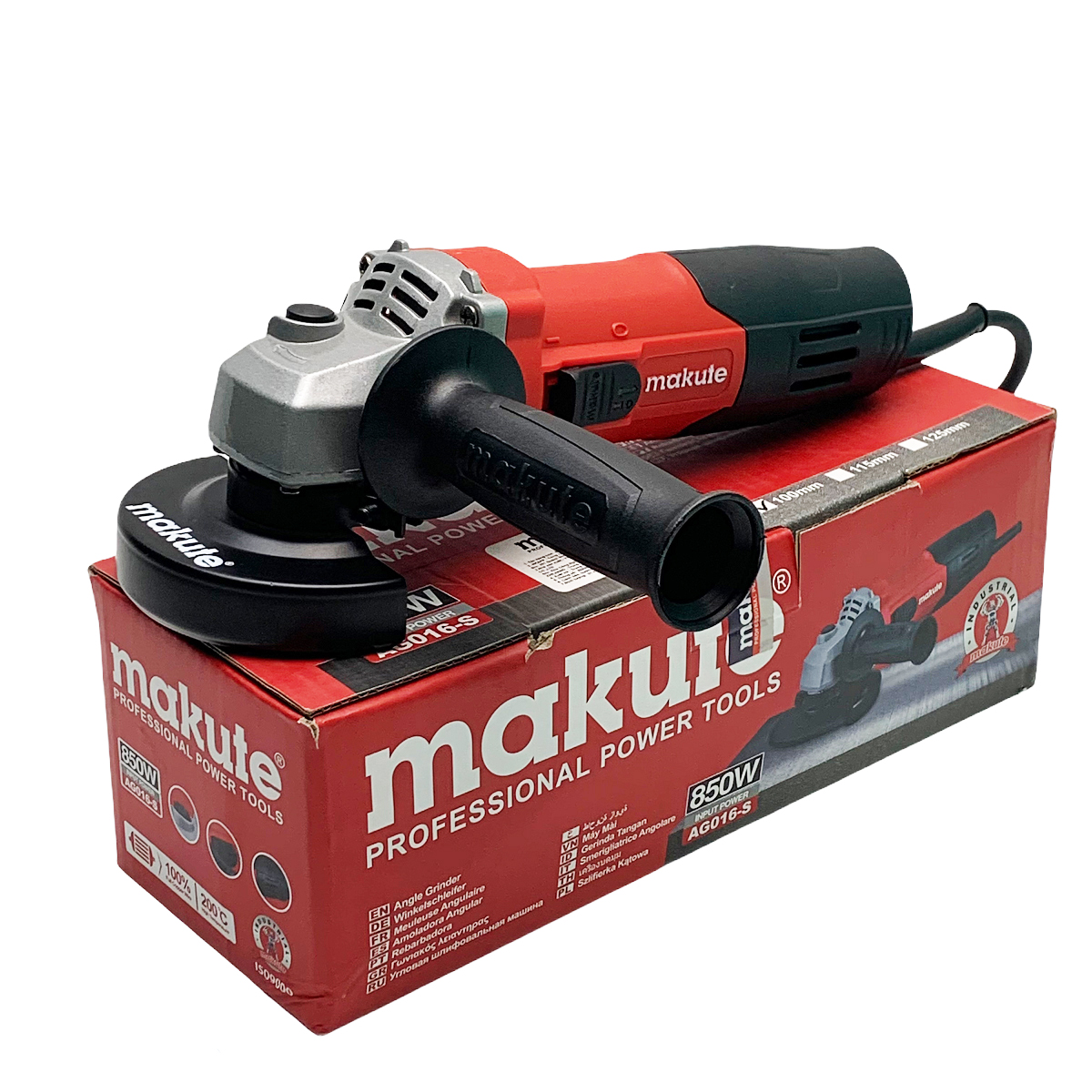 [AG016-S-RED] Máy mài Makute - Máy mài góc công suất 850W