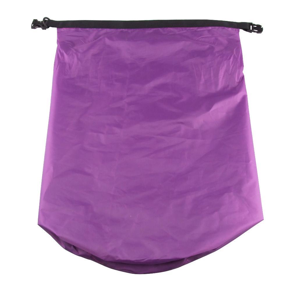 2 Pieces 12L Waterproof Roll Top Compression Bag Dry Sack For Camping Purple