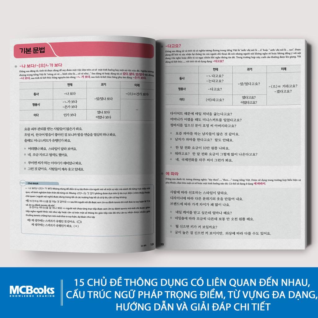 Bộ Sách - Tiếng Hàn Tổng Hợp Dành Cho Người Việt Nam Trung Cấp 4