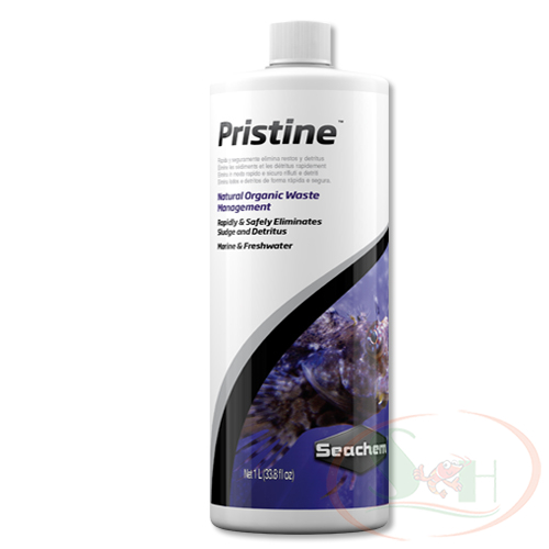 Vi sinh nước Seachem Pristine 100ml 250ml, 500ml, 1L, 2L phân hủy xử lý chất thải hữu cơ phân cá tép