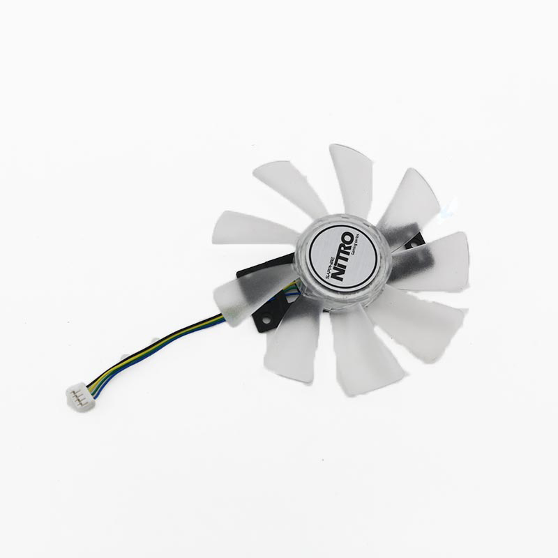 2pcs QUẠT GPU GAA8B2U / GAA8S2U cho Sapphire R9 380 380X Quạt thay thế card đồ họa 2g / 4G D5 Quạt 4Pin Video Quạt làm mát VGA