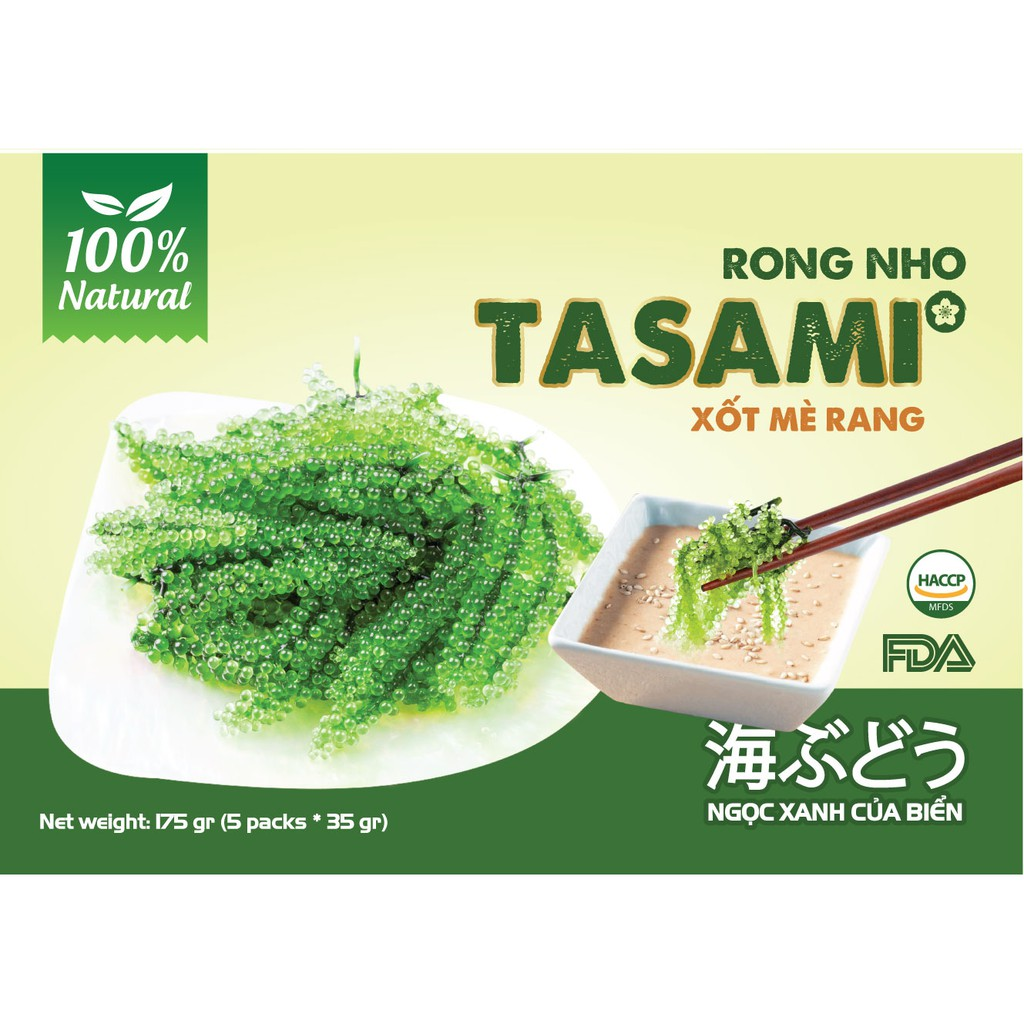 Rong nho Tasami xốt mè rang 35g