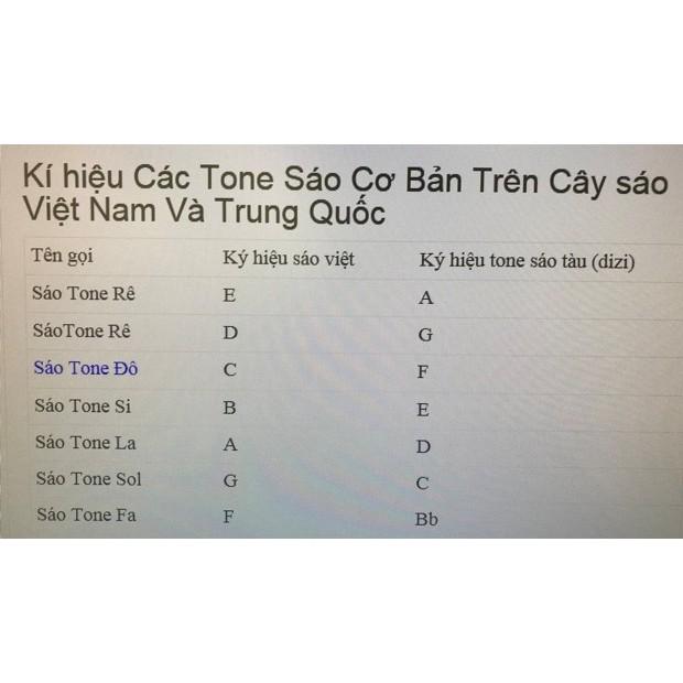 Sáo dizi khớp nối inox cao cấp đủ phụ kiện