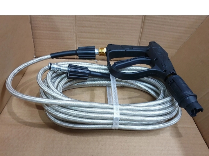 Bộ dây 10m và vòi xịt rửa xe áp lực cao, dùng cho máy rửa xe mini gia đình