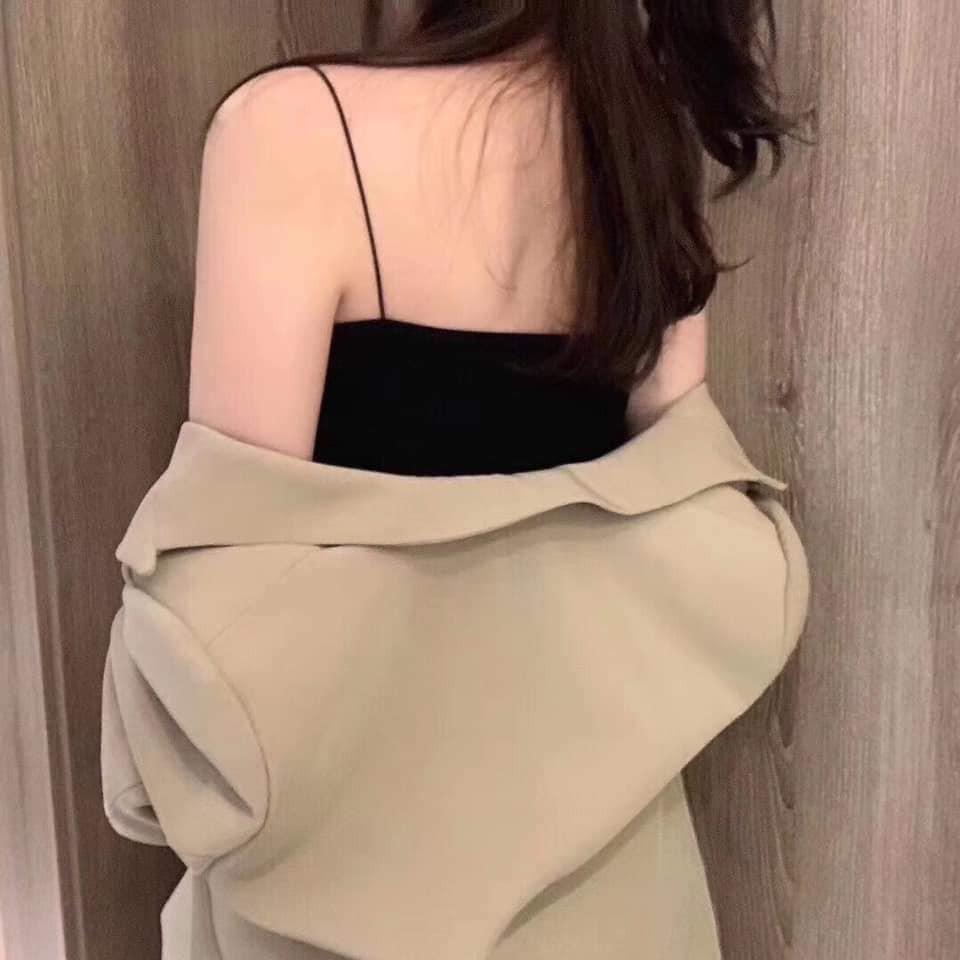 Áo Bra 2 Dây Mảnh Dáng Lửng 2055