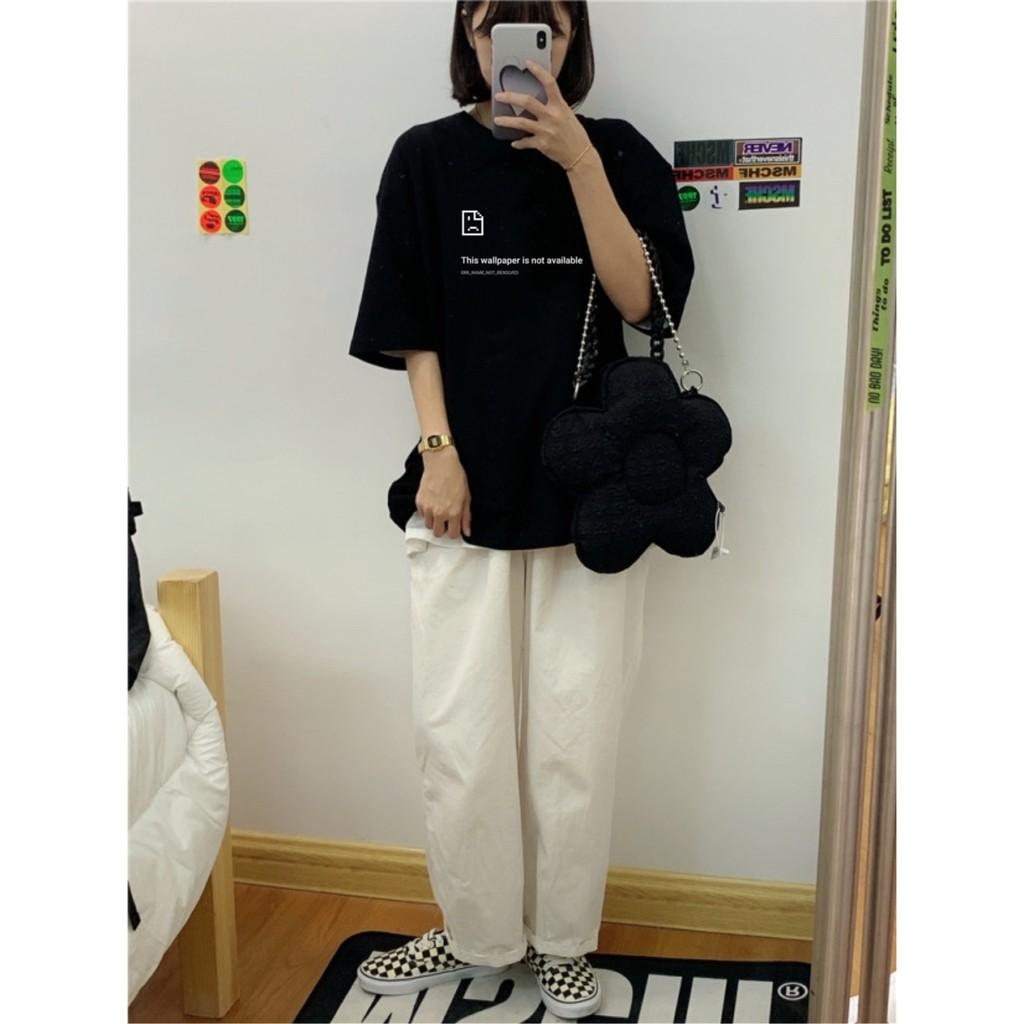 Áo thun tay lỡ This Wallpaper phông Unisex nam nữ tee oversize form rộng pull Ulzzang Streetwear Hàn Quốc vải mềm