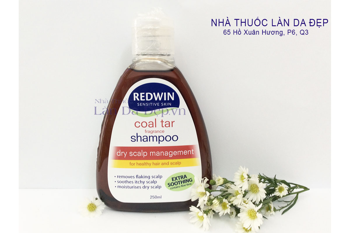 Dầu Gội REDWIN COAL TAR Fragrance Shampoo Ngăn ngừa Gàu, Kiểm Soát Bã Nhờn 250ml