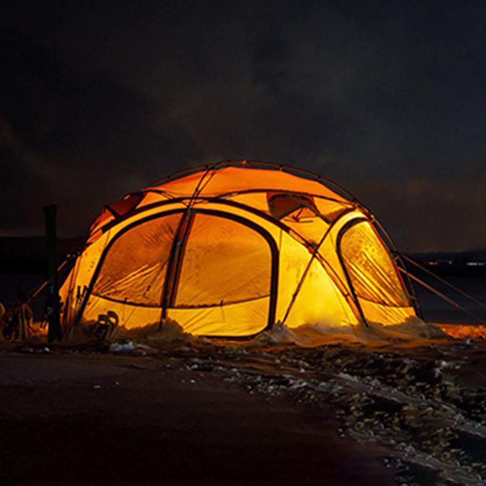 2 Sets Guy Lines Tent Cord with Adjuster 5mm 13ft for Camping Tent Tarp