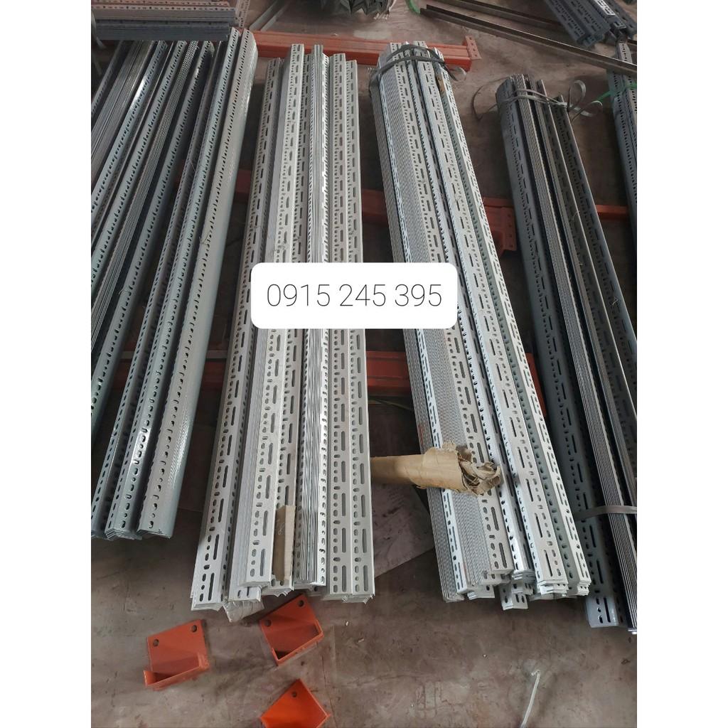KT : 40cm . Bộ 4 thanh sắt v lỗ đa năng V3x5cm dài 40cm