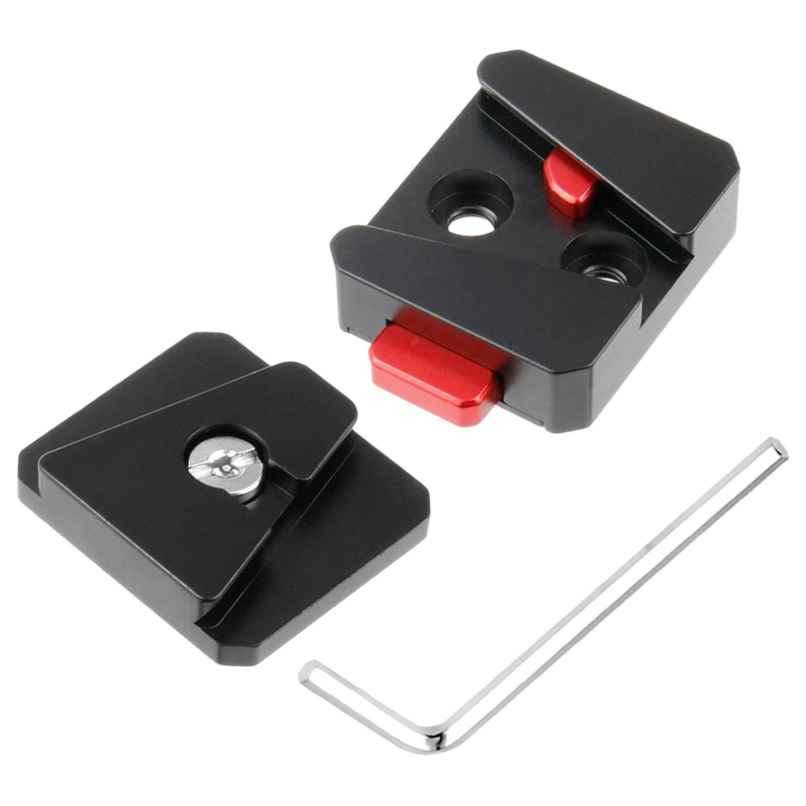 Mini V Mount Quick Release Plate Portable Anti Slip Lightweight V Lock Plate for Slr Camera