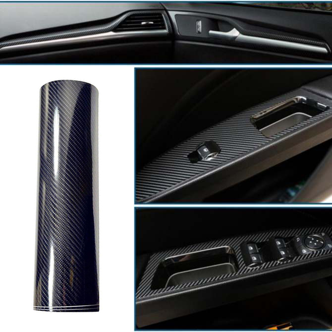 Cuộn Decal Cacbon 5D dán ô tô, xe máy